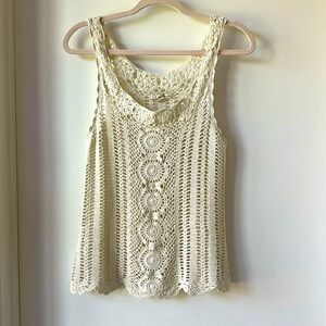 Crotchet Tank Top